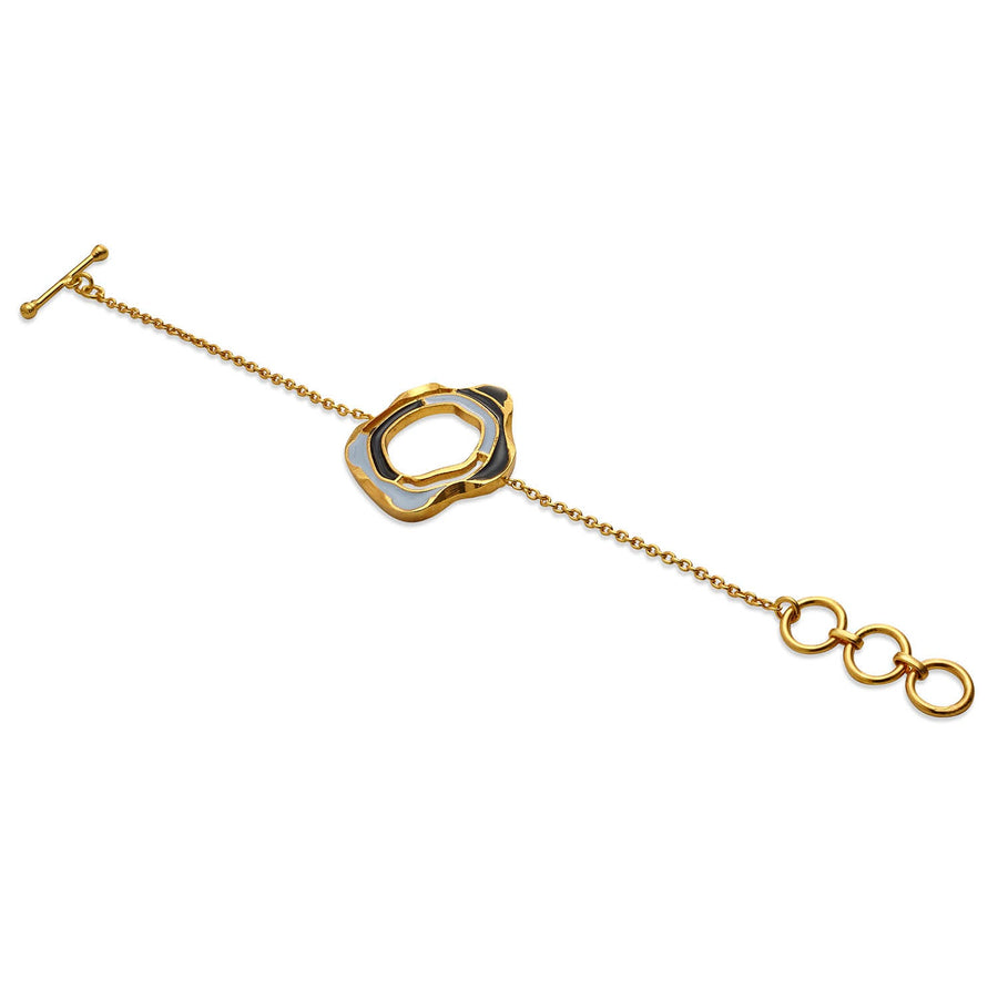 AQUA BRACELET - DBJ International 22k Gold Plated / Adjustable