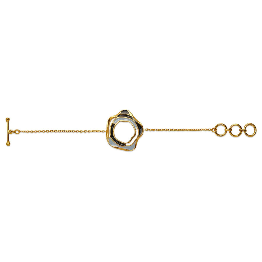 AQUA BRACELET - DBJ International 22k Gold Plated / Adjustable